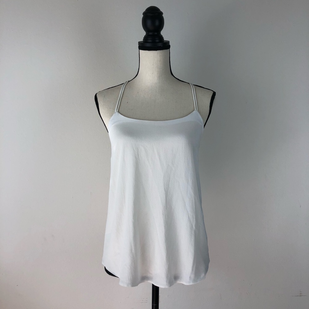 ASOS White Racerback Top